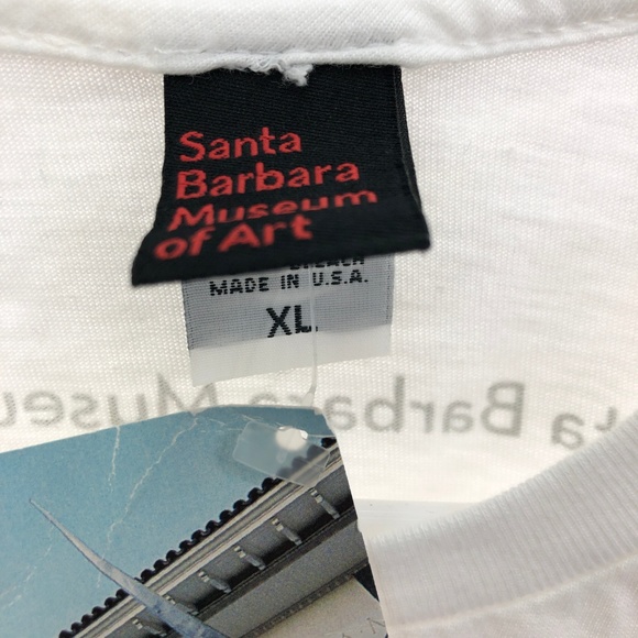SANTA BARBARA MUSEUM of Art T-shirt XL White VTG - Picture 5 of 7